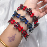 #Red Shell Beads Charms For DIY Jewelry Accessories